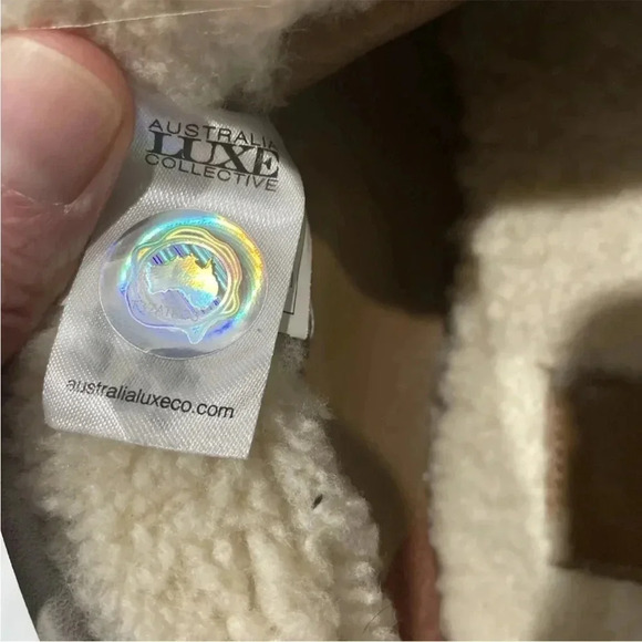 Australian Luxe Collective Men’s Lucan Boot Size 9 Suede W/Sheepskin Lining Grey - Picture 10 of 12